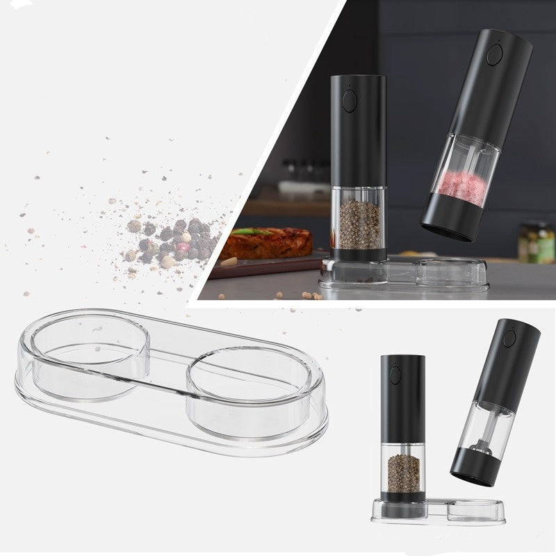 electric pepper grinder with charging base