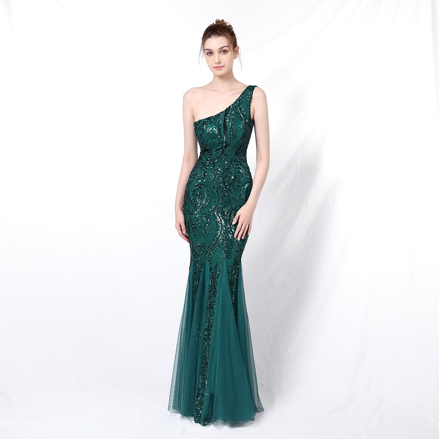 elegant backless evening dress