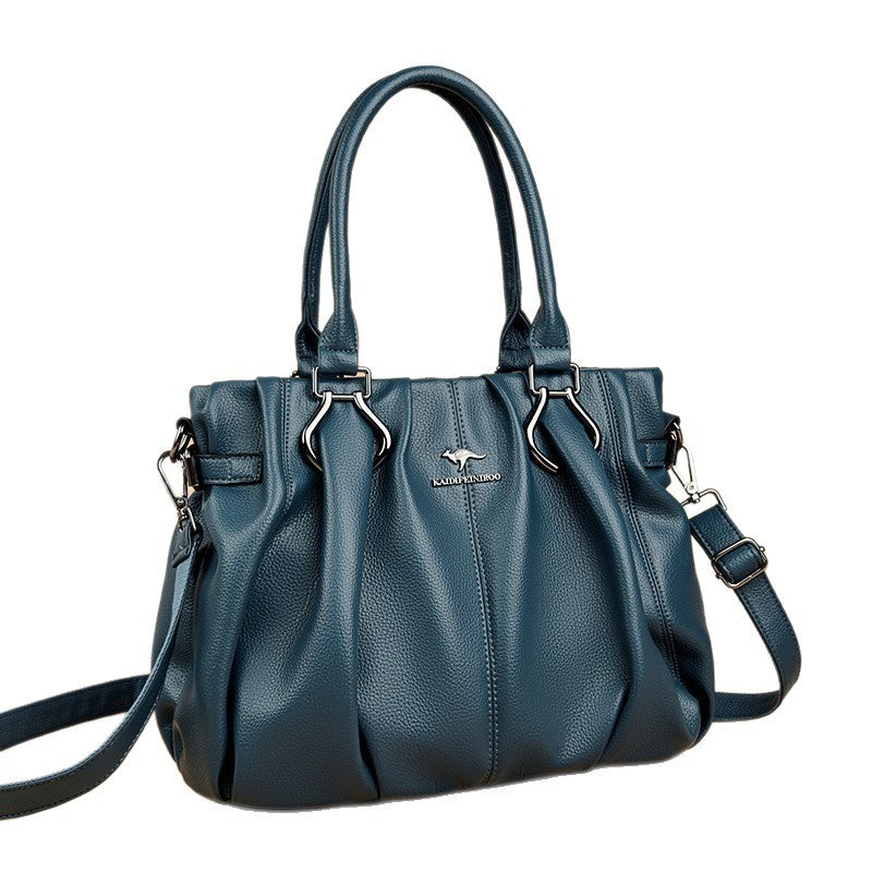 soft leather shoulder purse