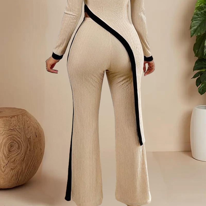wide-leg pants outfit set