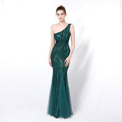 elegant backless evening dress