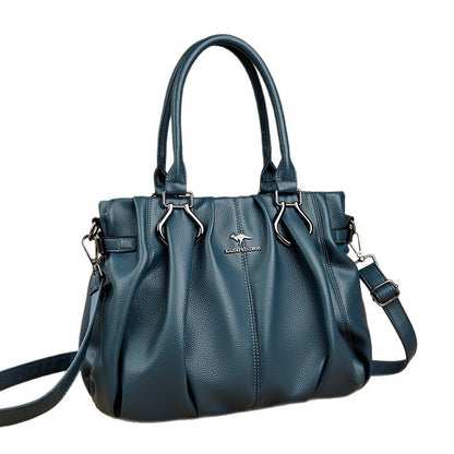 soft leather shoulder purse